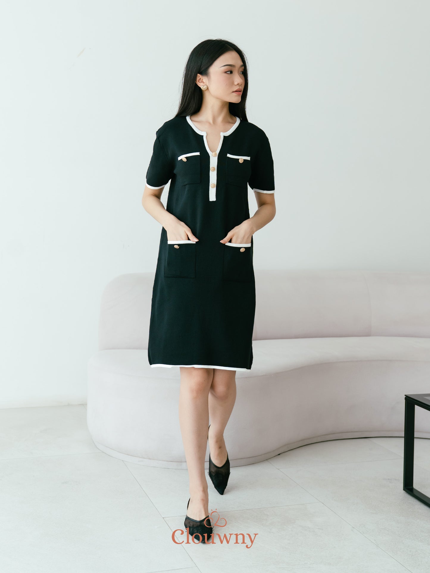 Ventura Knit Dress - Black