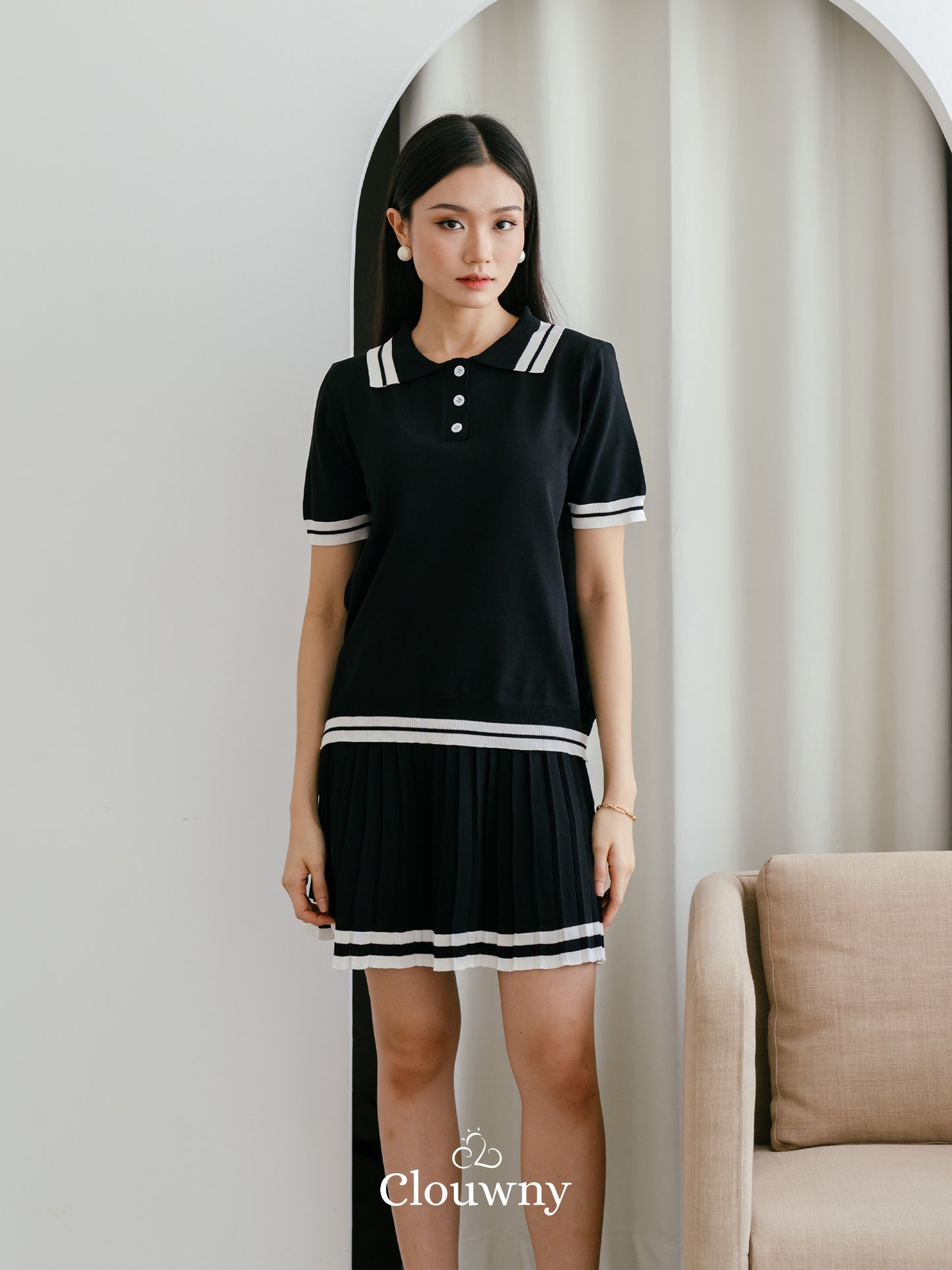 Pluto Knit Set - Black