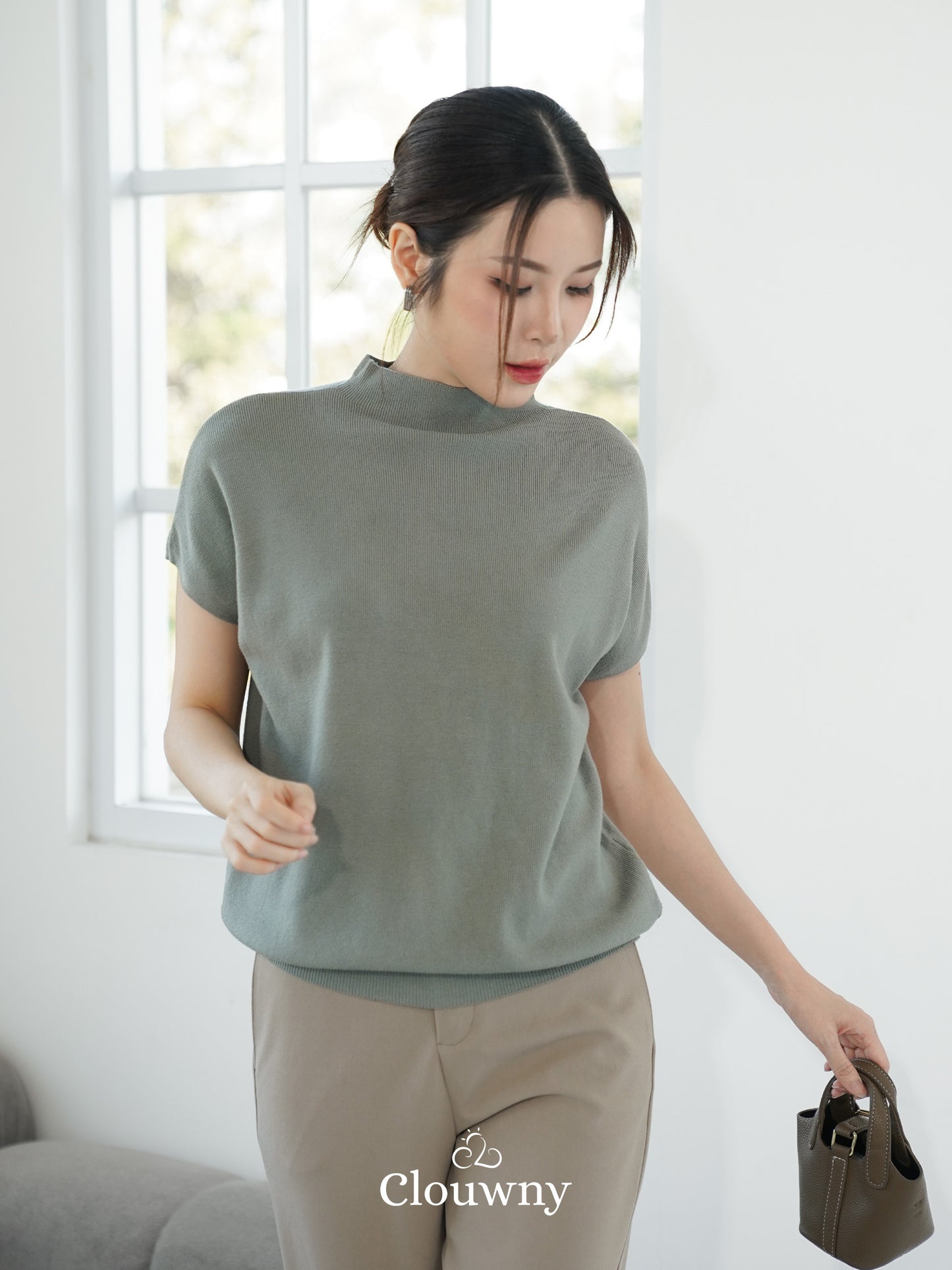 Semi Turtle Top - Green