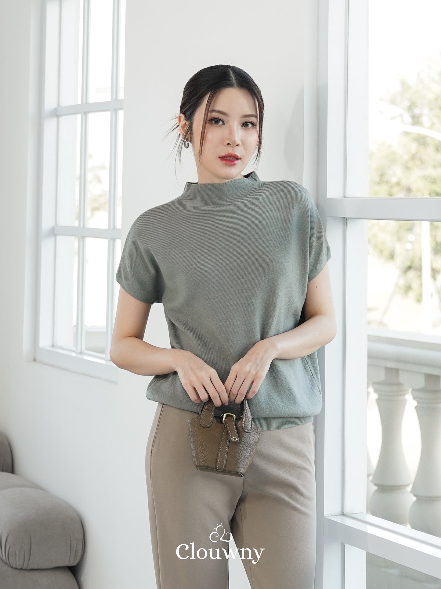 Semi Turtle Top - Green