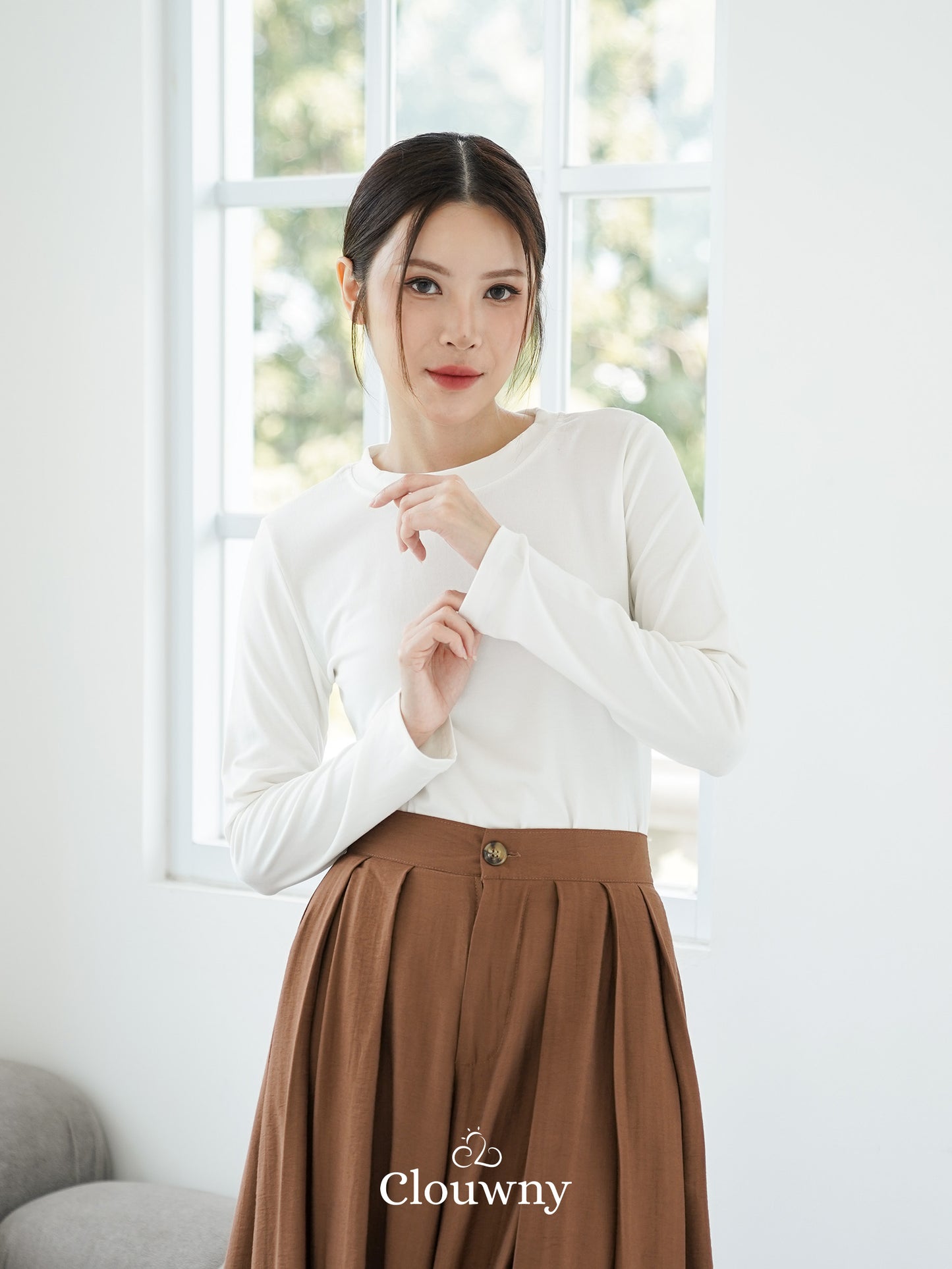 Summer Longsleeve Top - White