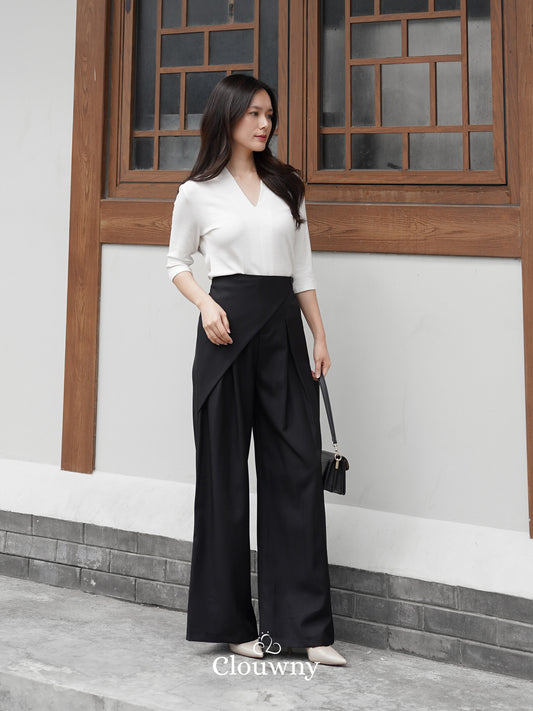 Maddy Cullote Pants - Black