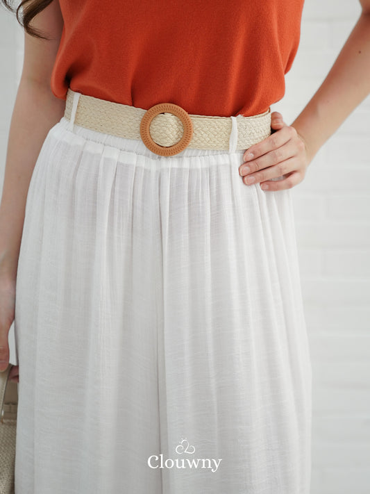 Adel Cullotes Pants - White