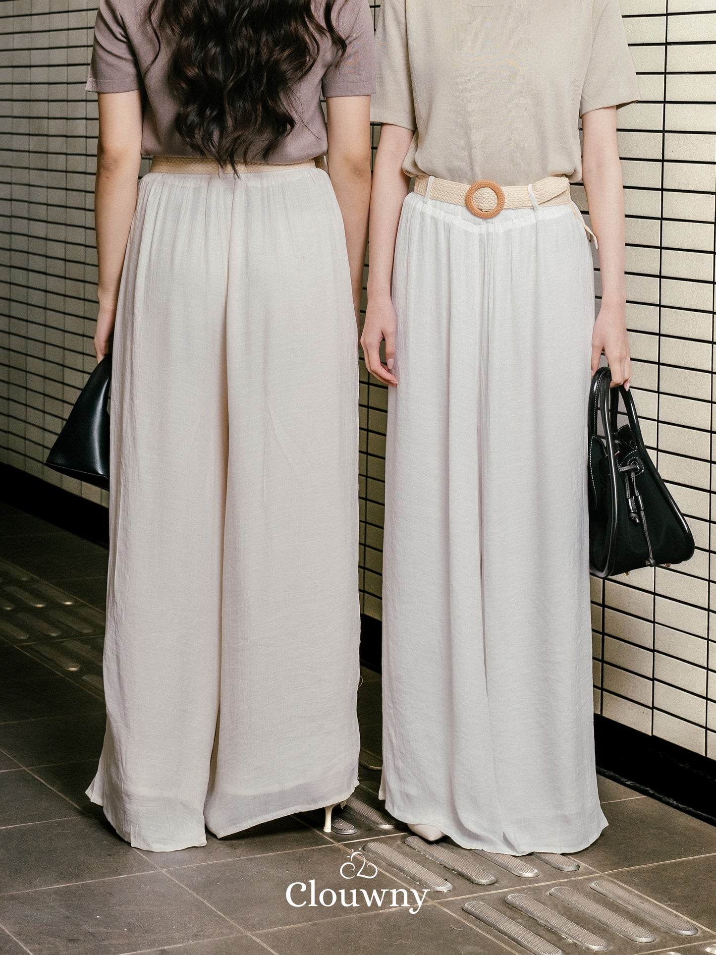 Adel Cullotes Pants - Broken White