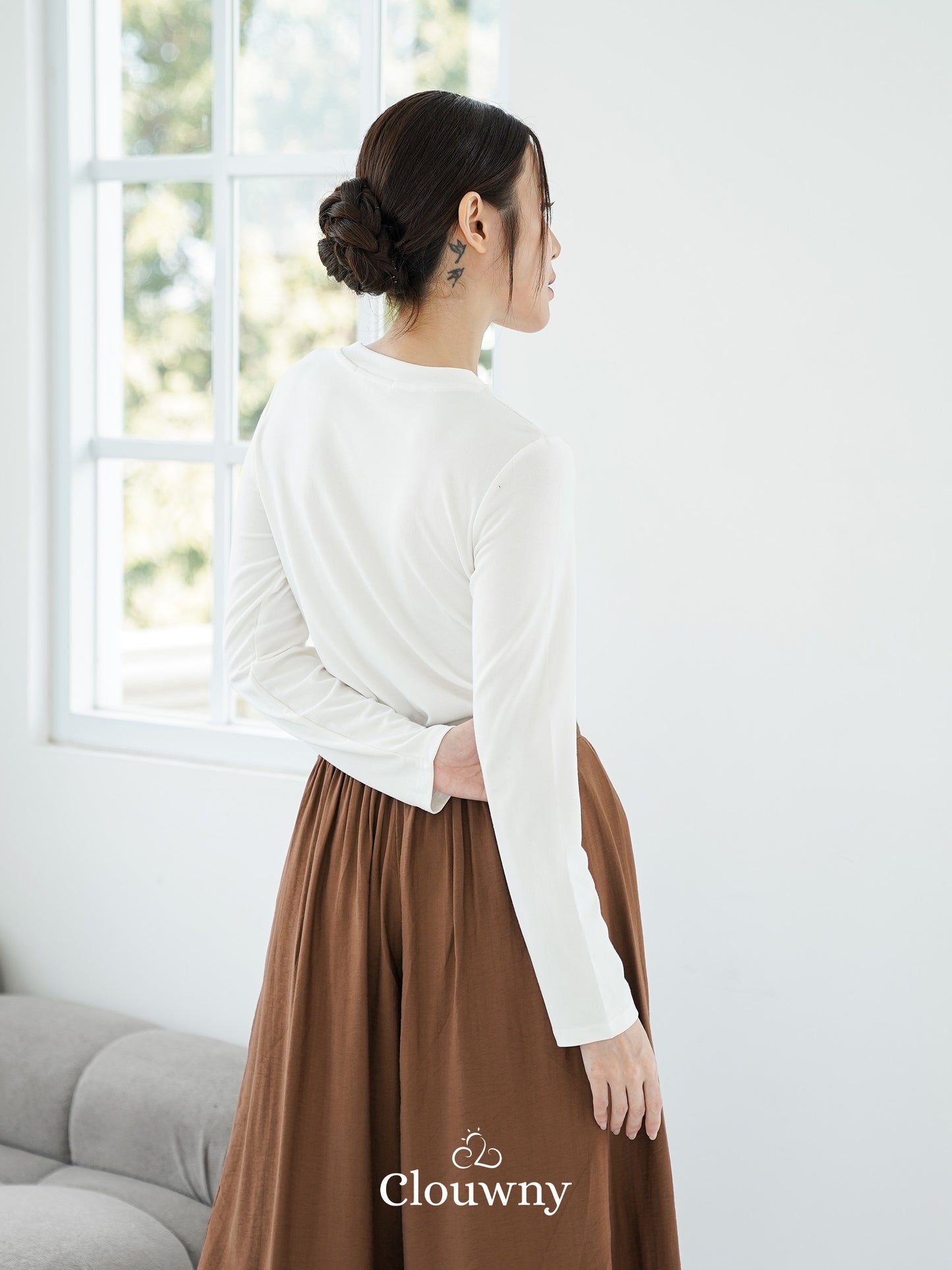 Summer Longsleeve Top - White