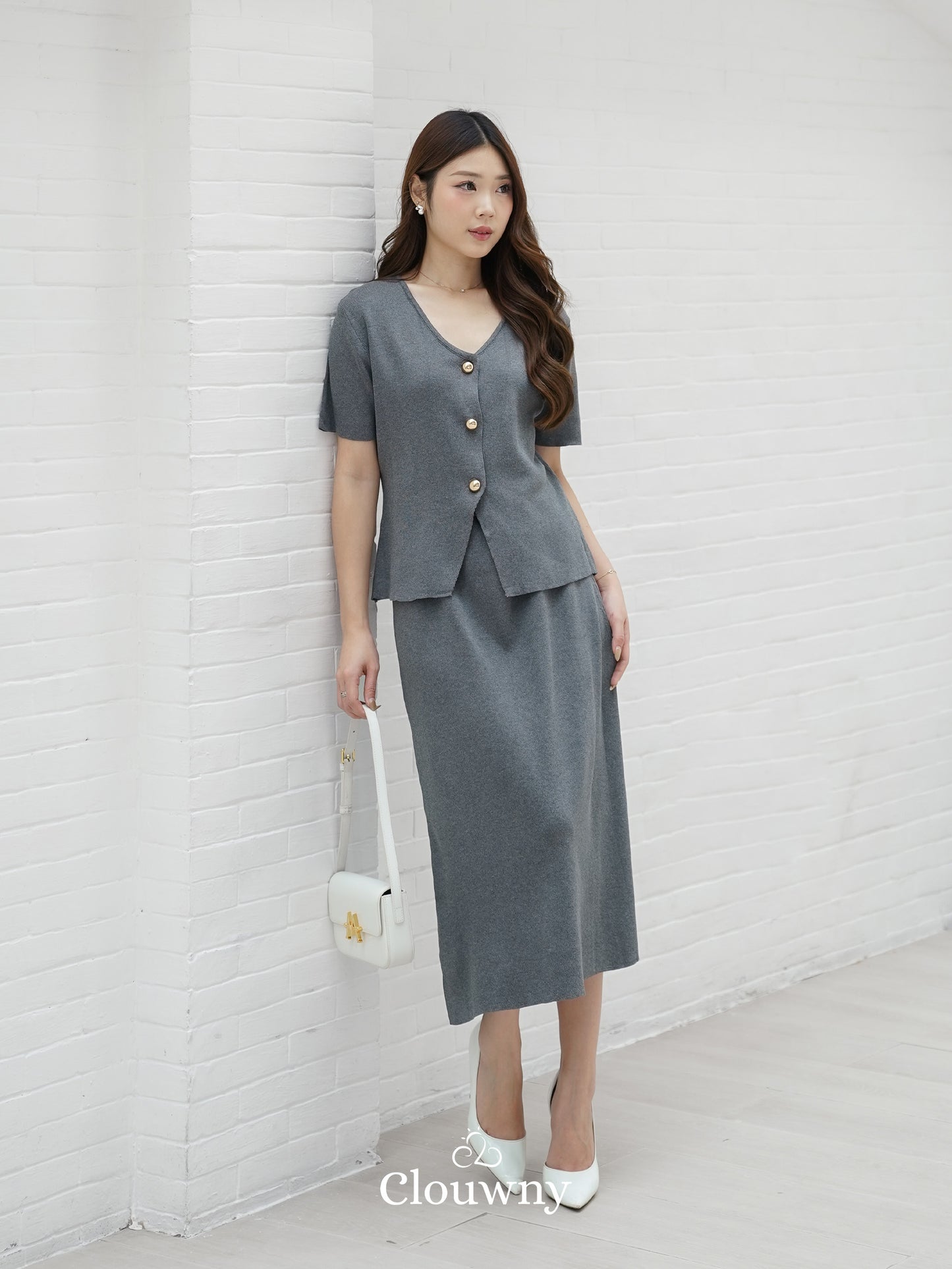 Isabel Knit Set - Grey