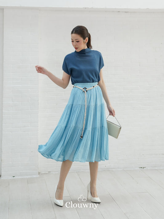 Kila Flare Skirt - Blue
