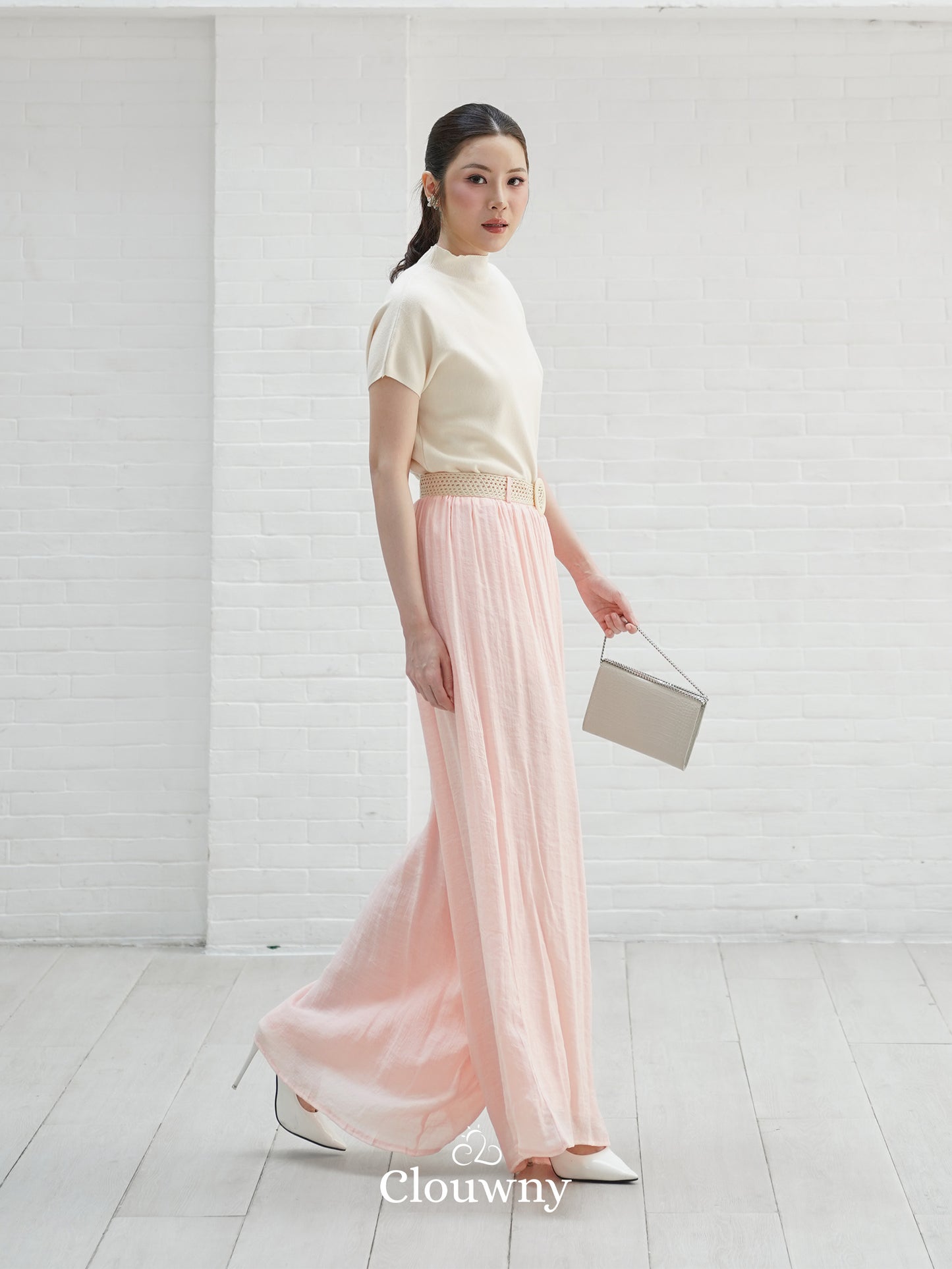 Adel Cullotes Pants - Peach
