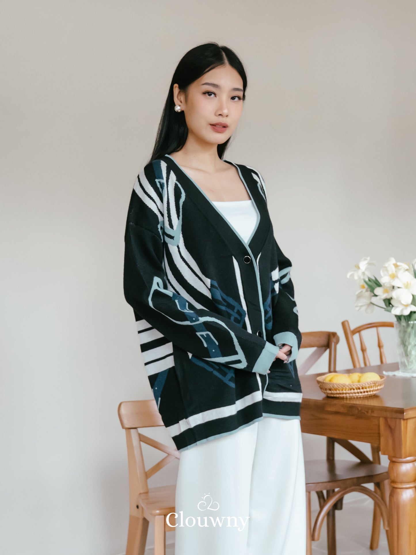 Piere Knit Cardigan - Black