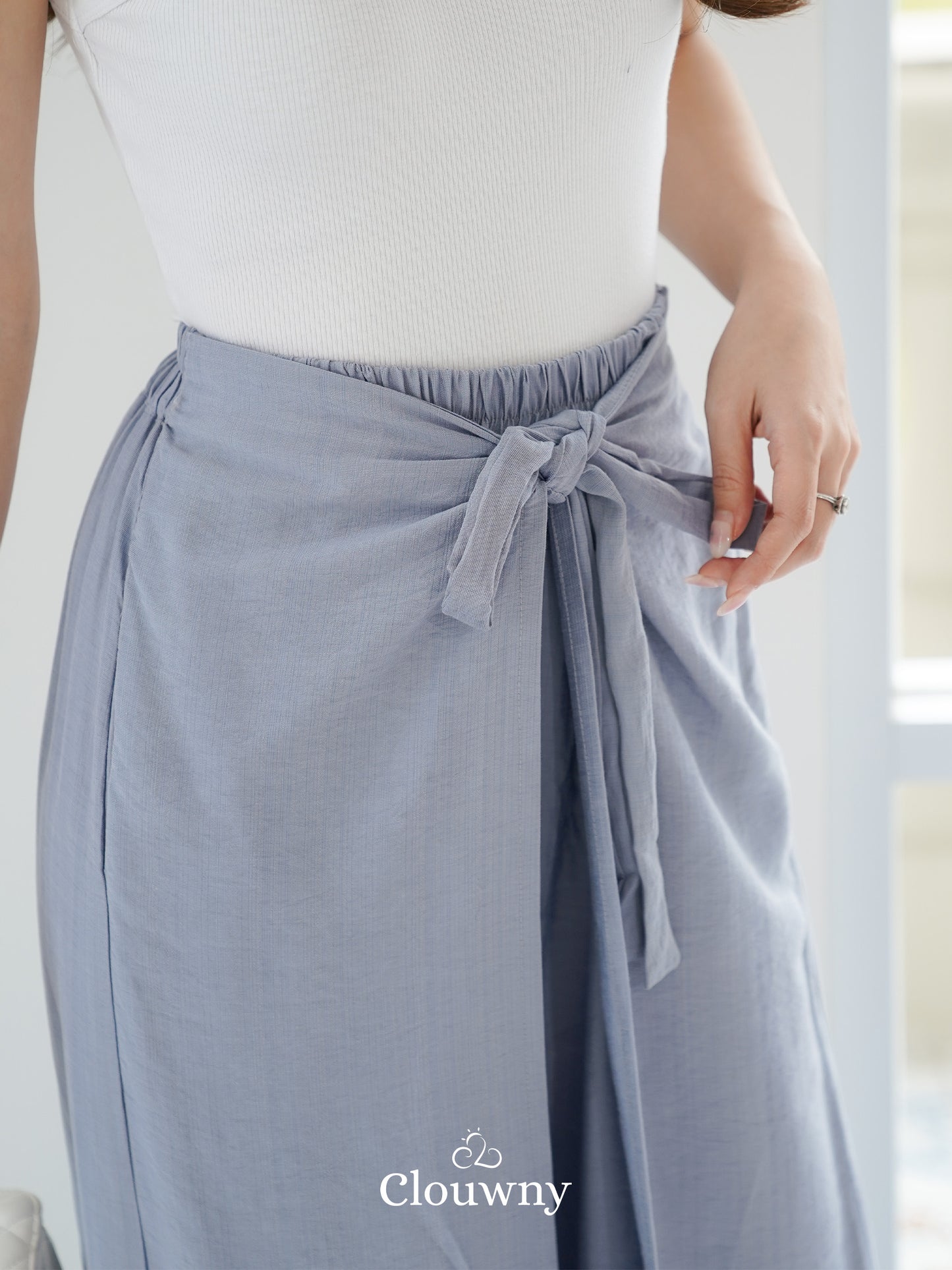 Dylan Wrap Cullotes - Blue