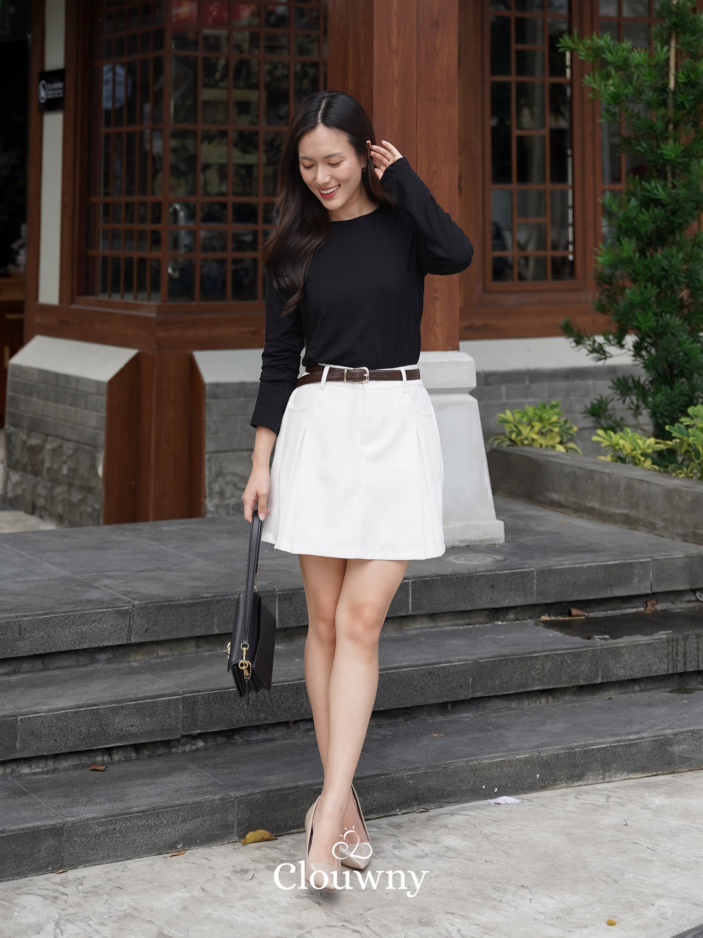 Naya Pocket Skort - White