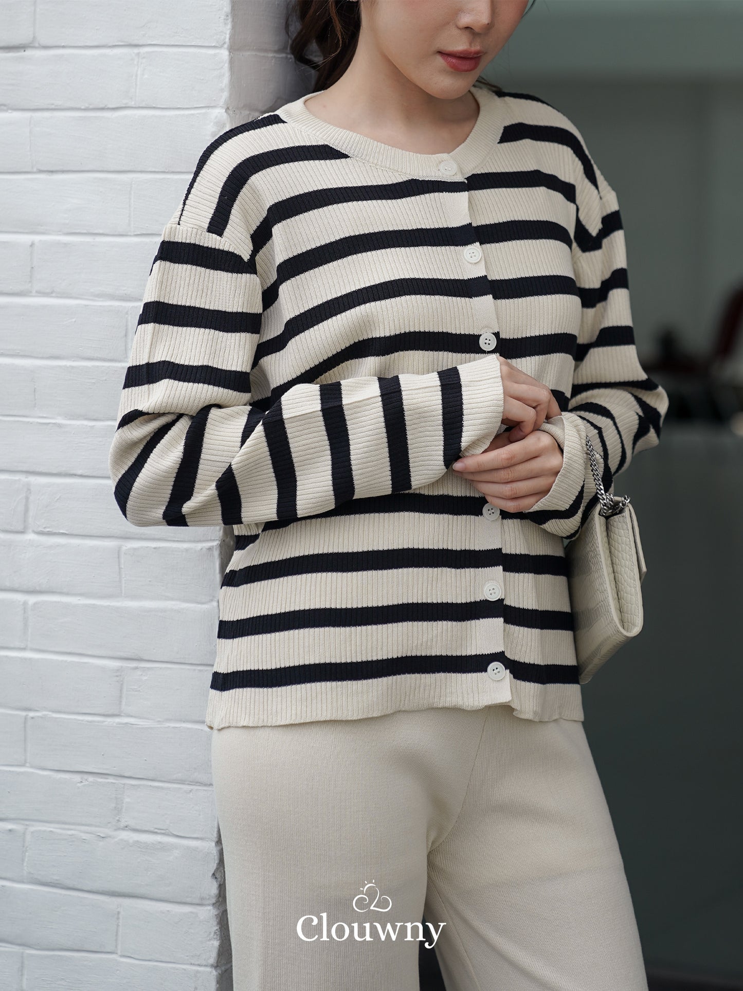 Stella Longsleeve Set - Cream