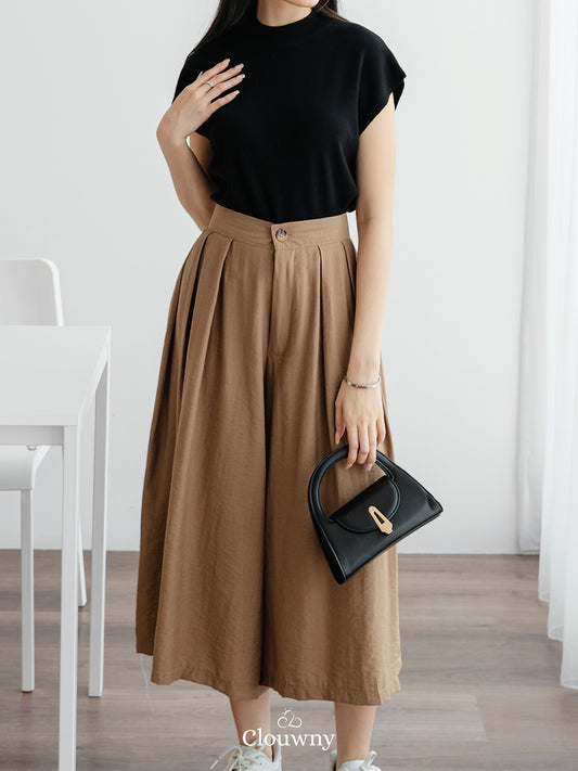 Jenna Cullotes Pants - Beige