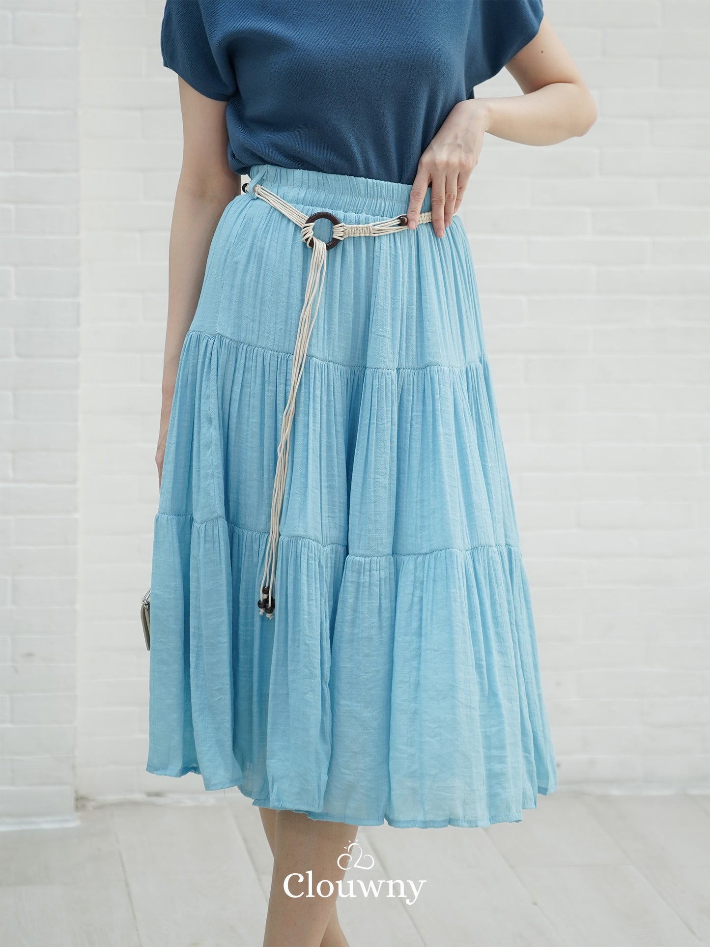 Kila Flare Skirt - Blue