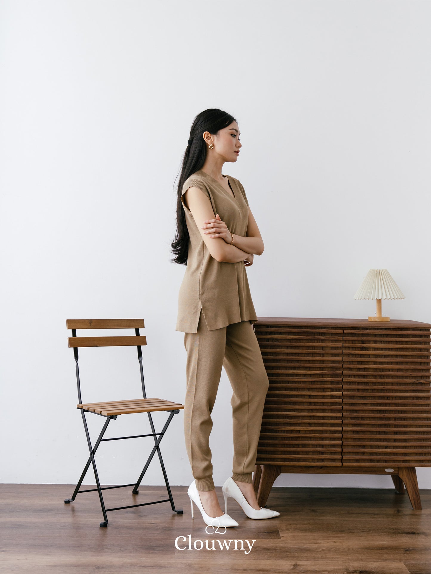 Moreno Knit Set - Khaki