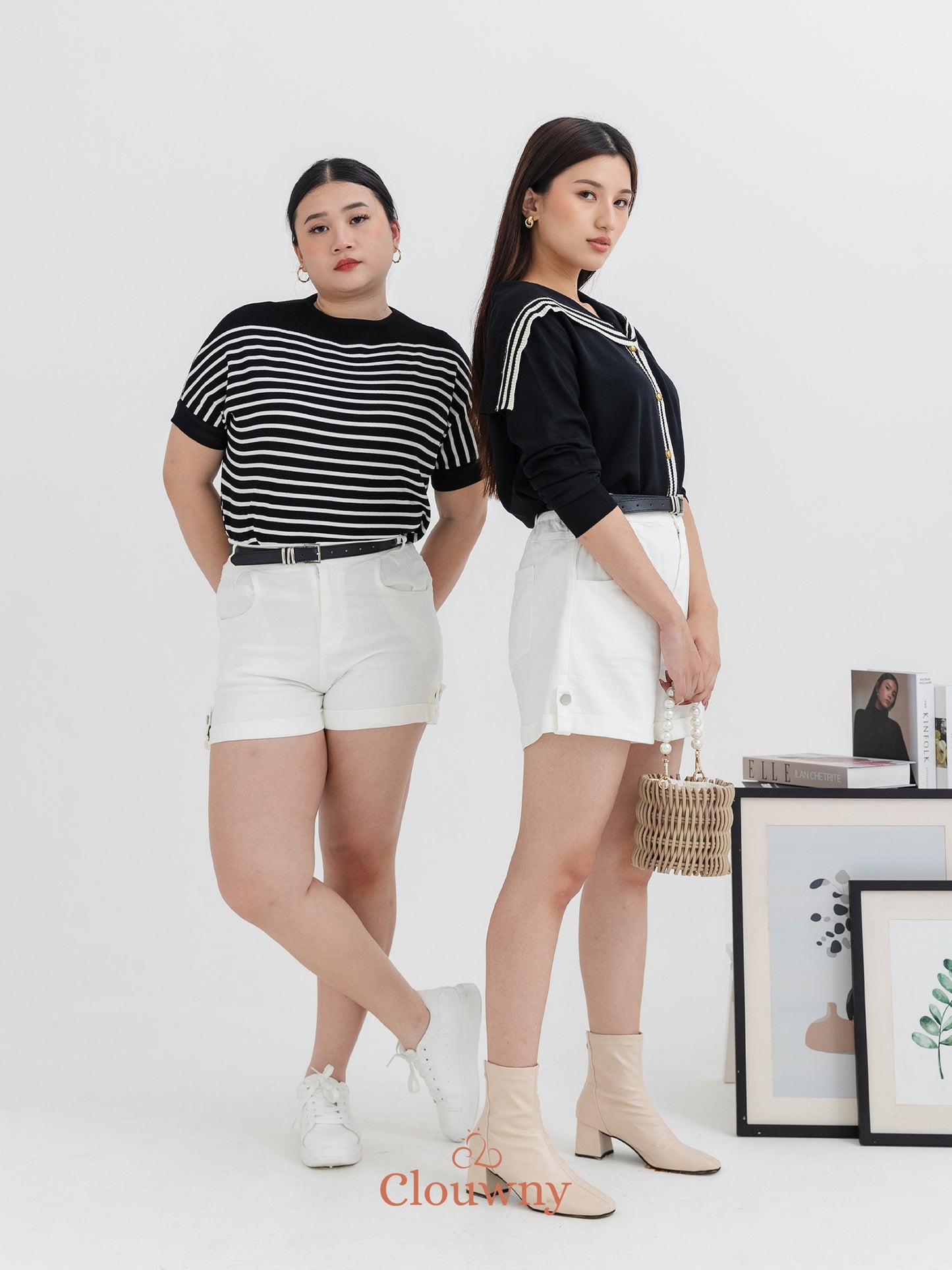Marika Belt Pants - White