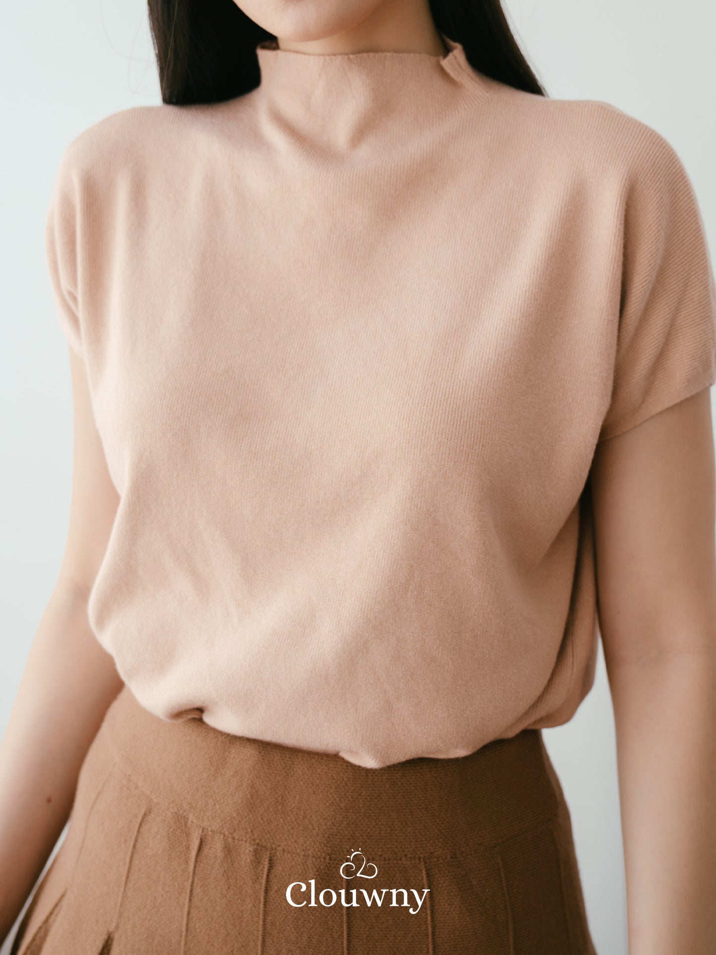 Semi Turtle Top - Sand