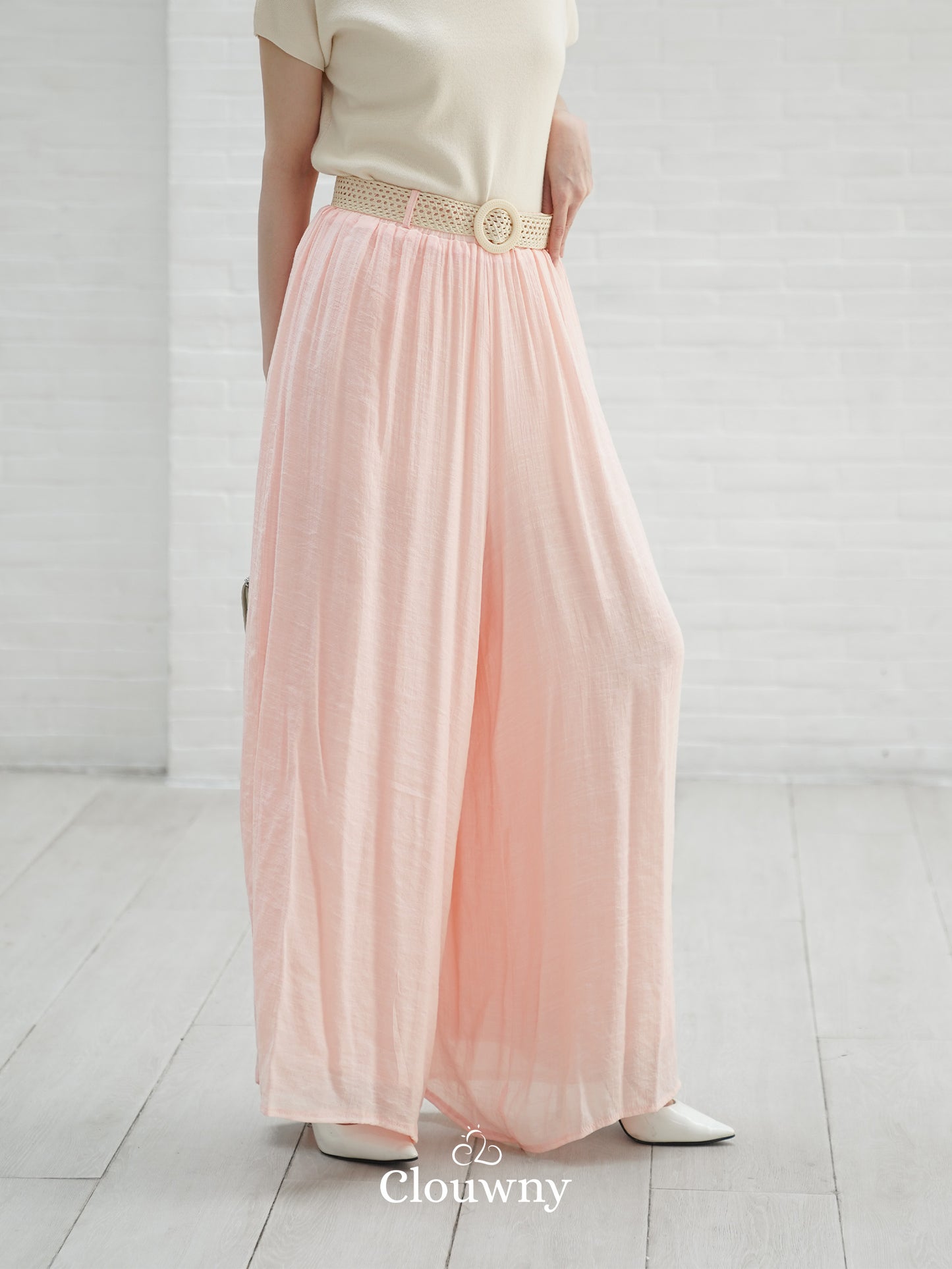 Adel Cullotes Pants - Peach