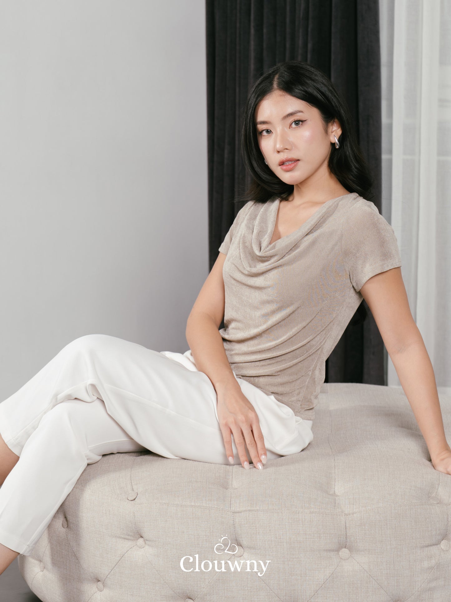 Marta String Top - Oat