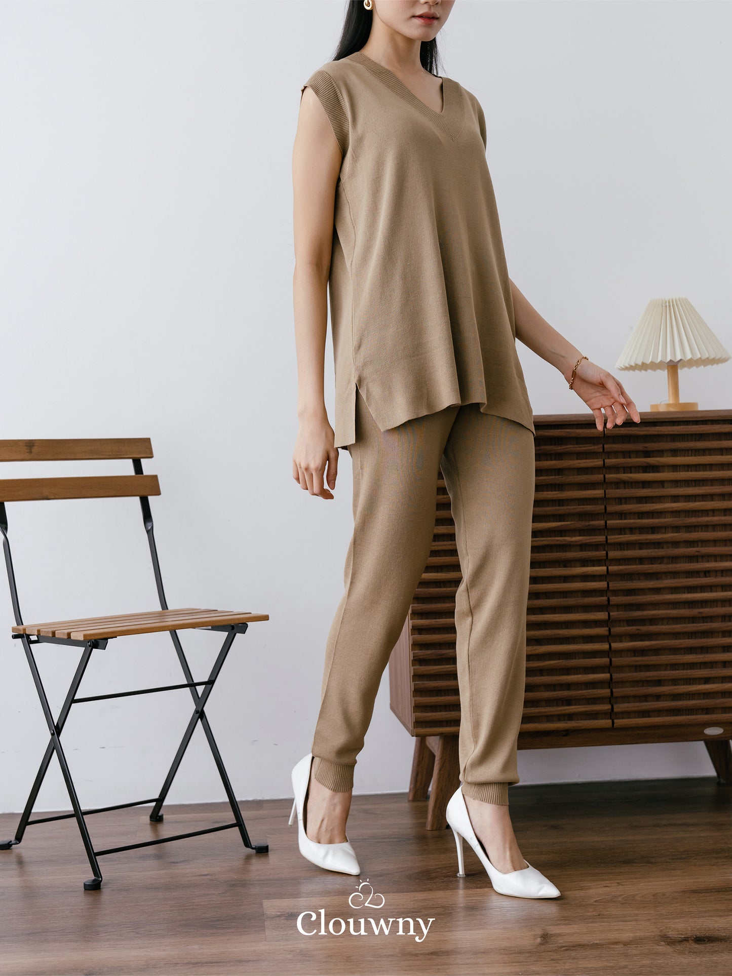 Moreno Knit Set - Khaki