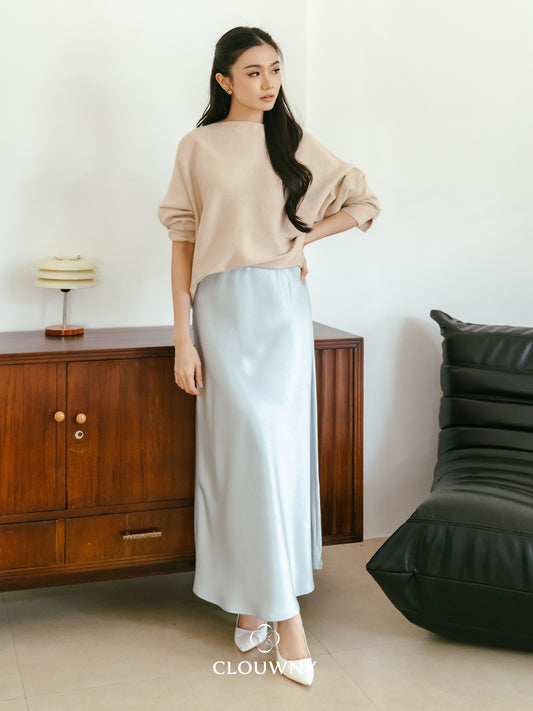 Briela Long Skirt - Ice Blue