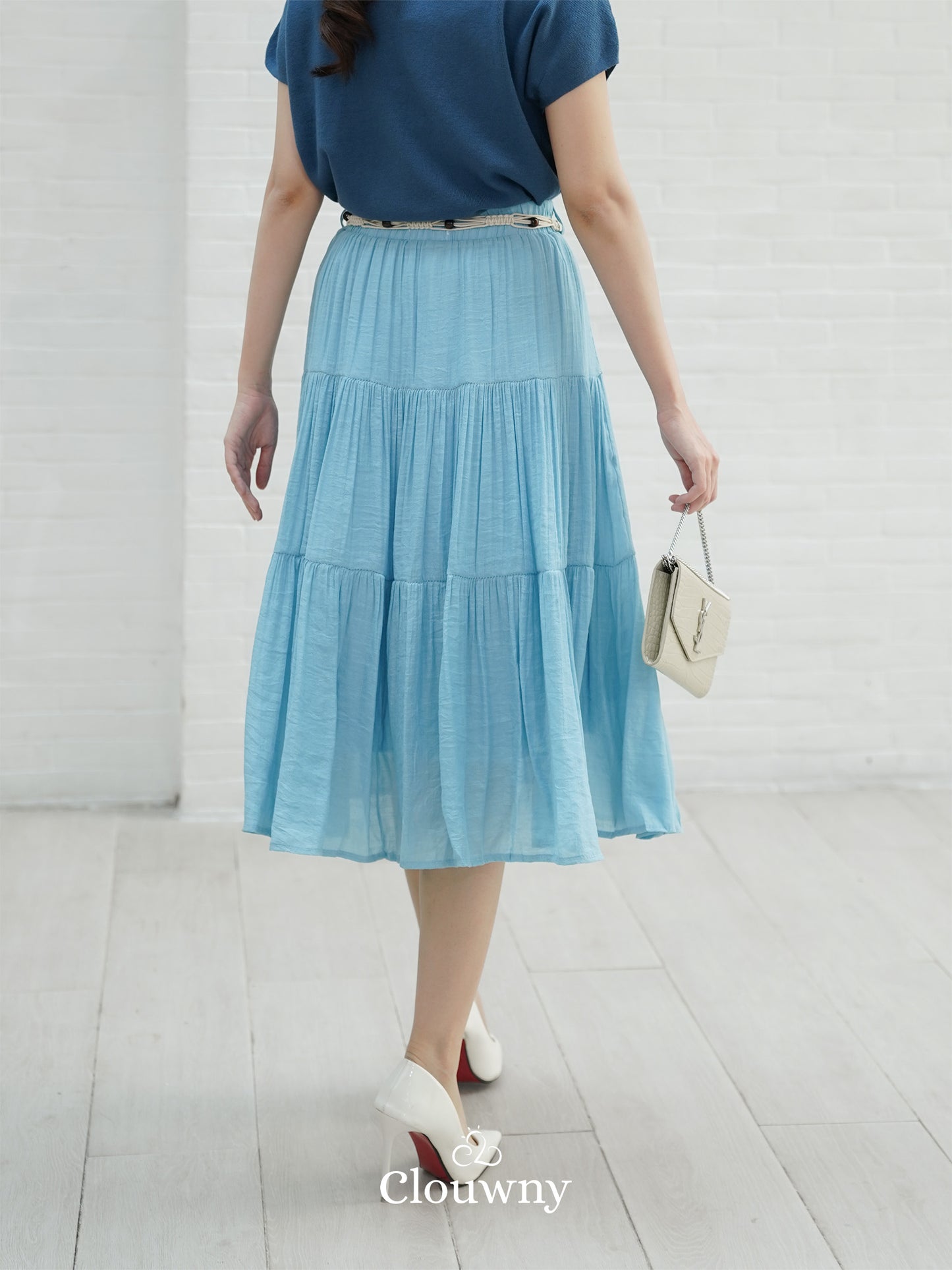 Kila Flare Skirt - Blue