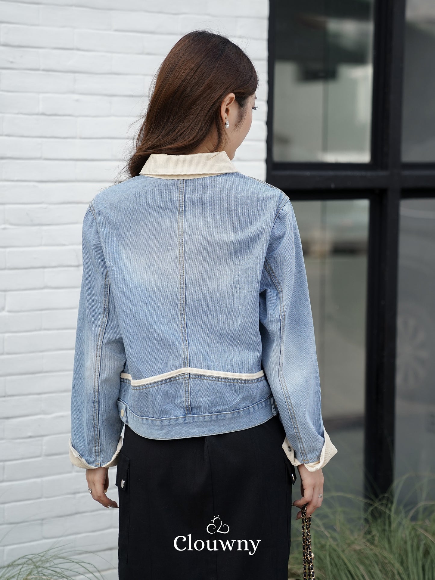 Gaby Denim Jacket - Cream