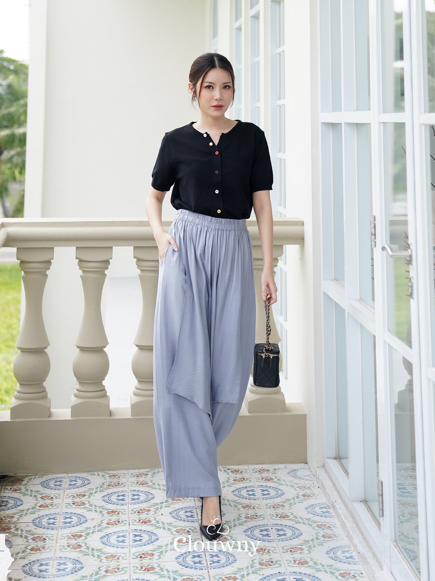 Mia Layer Cullotes - Blue