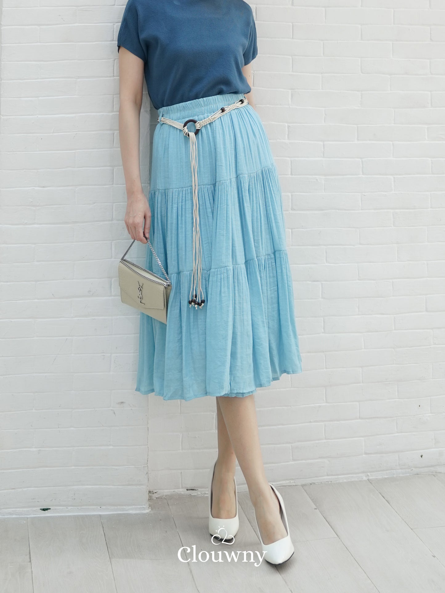 Kila Flare Skirt - Blue