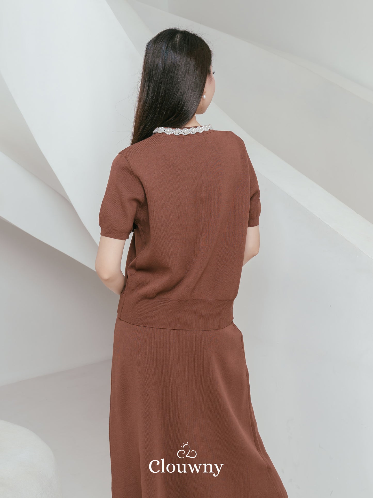Gabby Pearl Set - Coffee