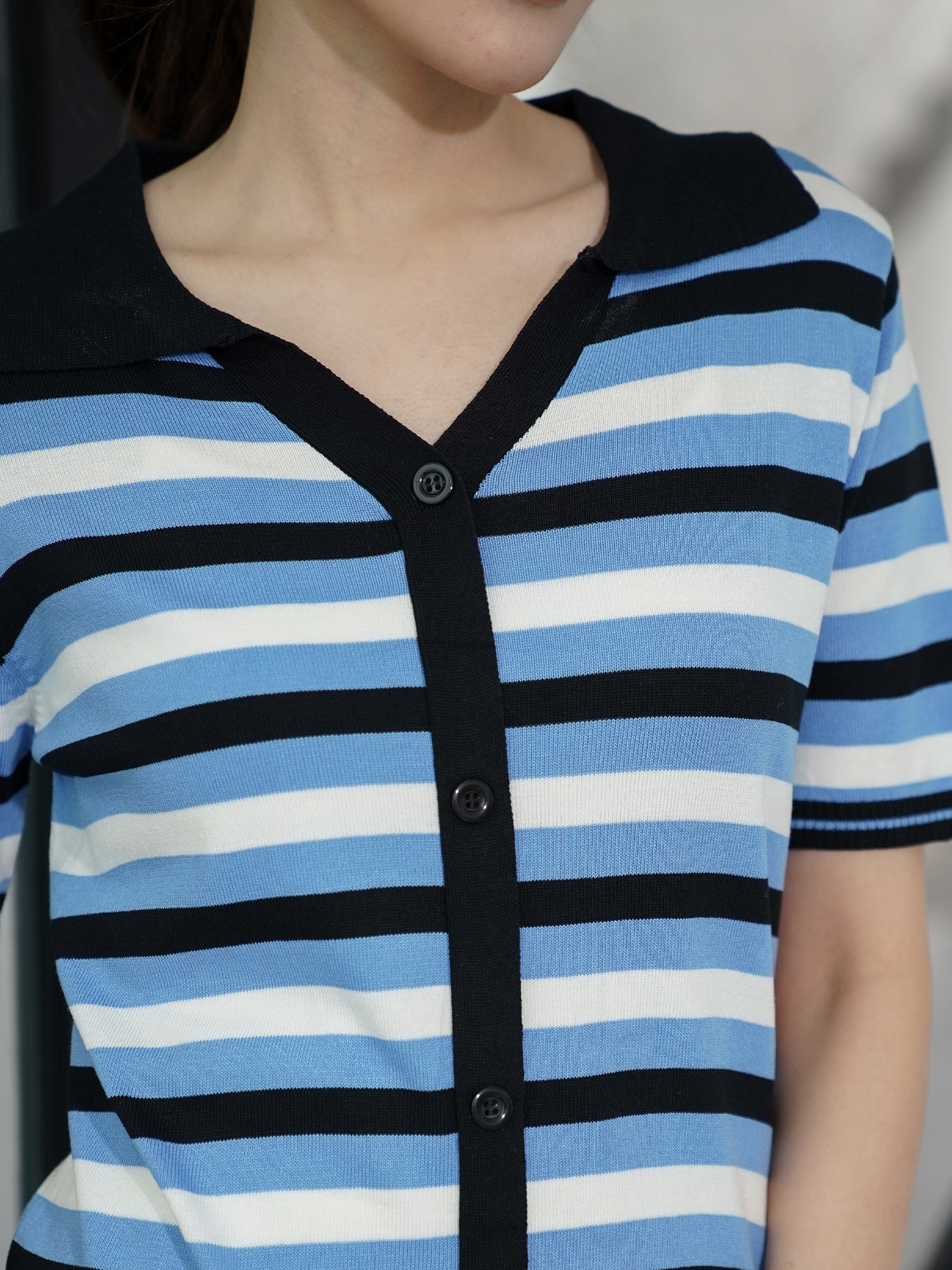 Butter Stripes Dress - Blue