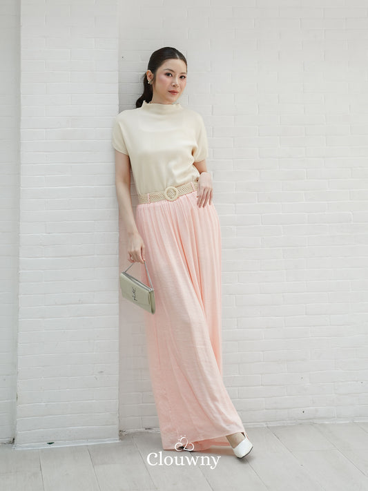 Adel Cullotes Pants - Peach