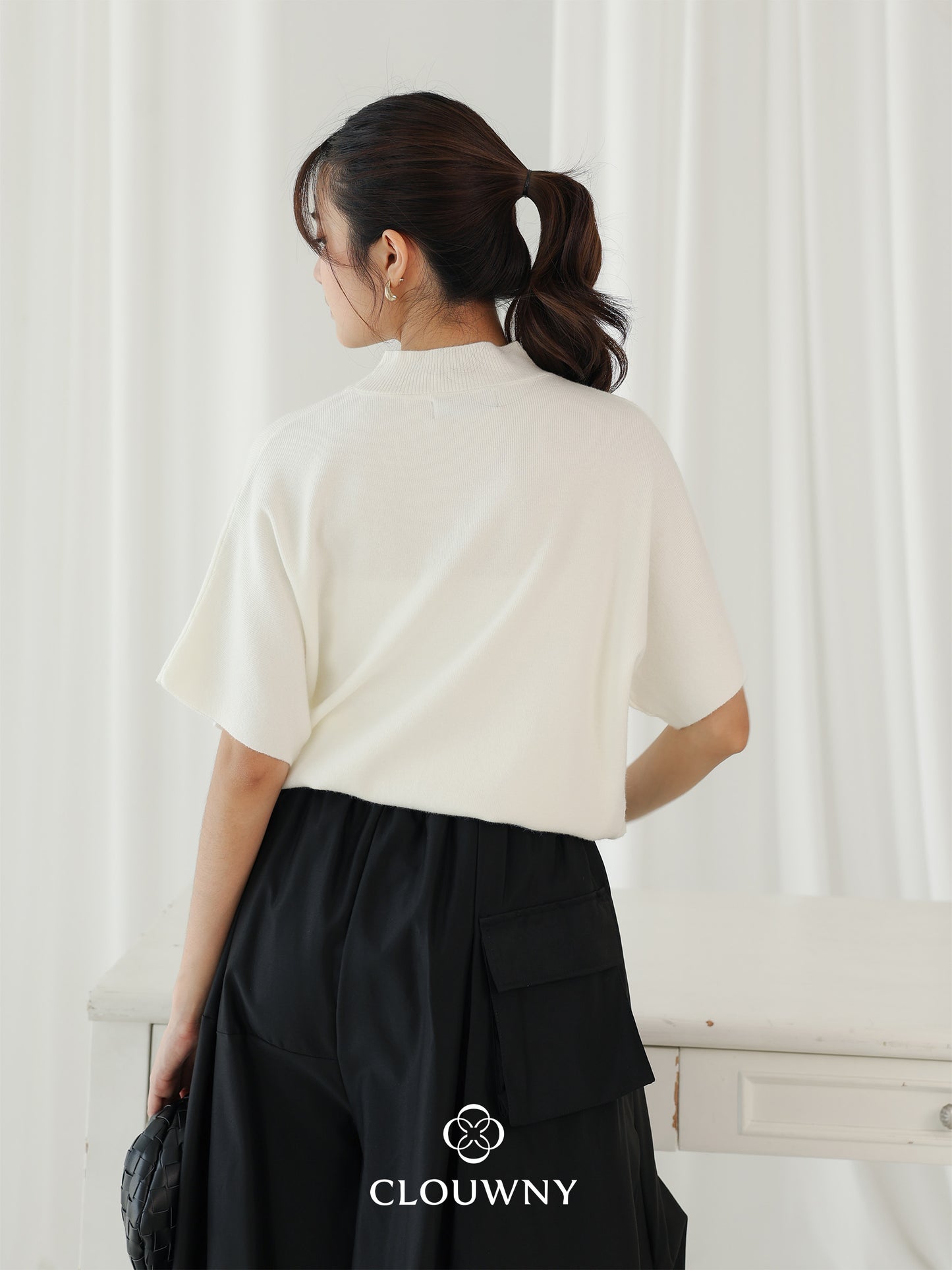 Castle Knit Top - White