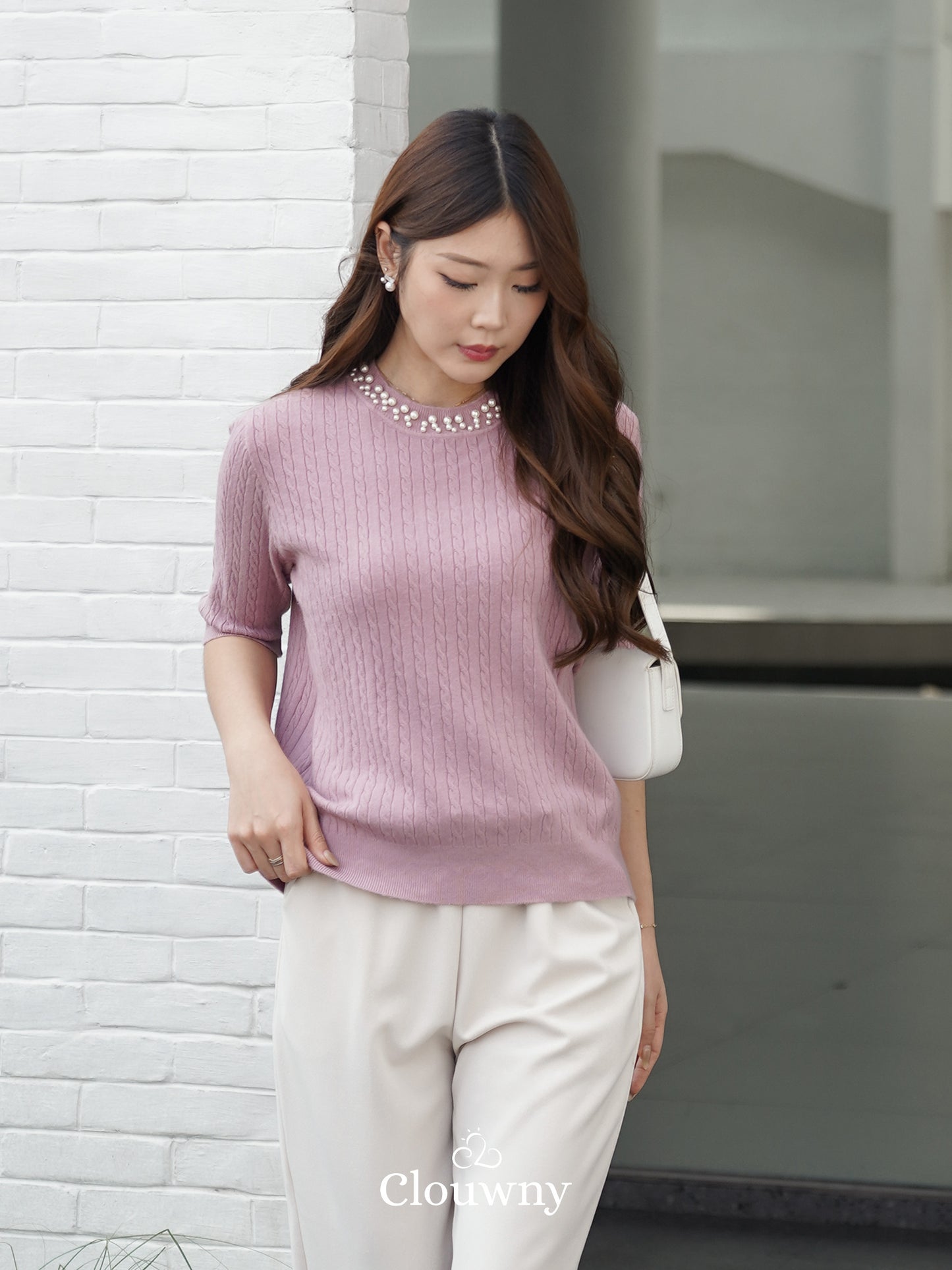 Gina Pearl Top - Purple