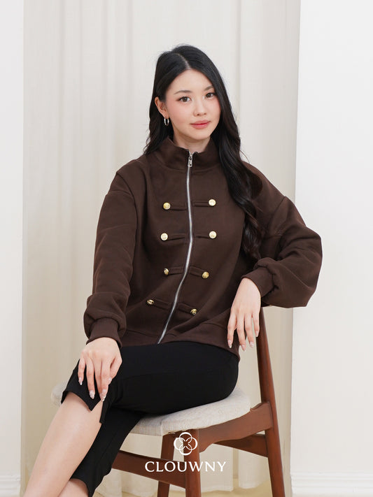 Solera Zipper Jacket - Coffee