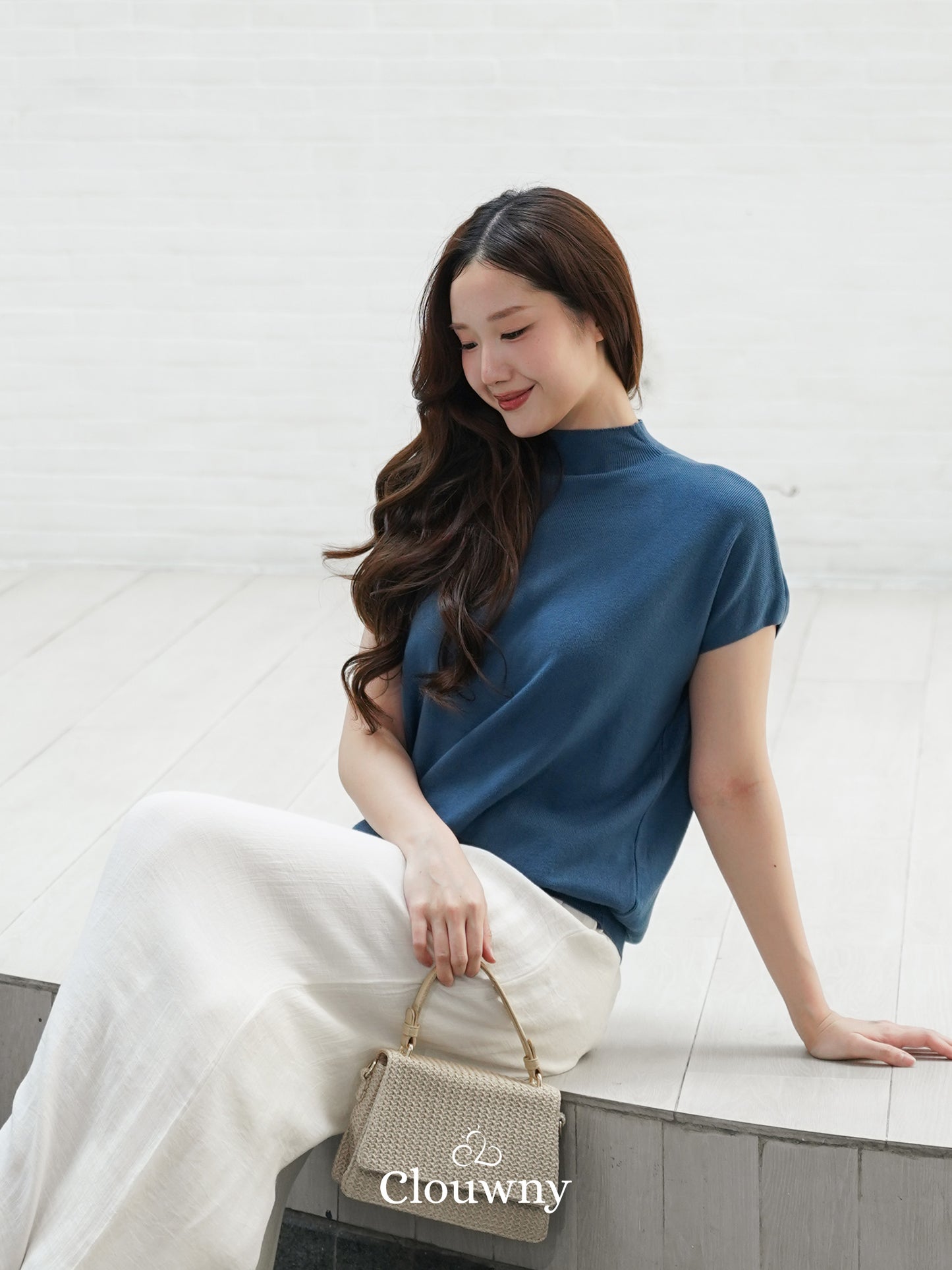 Atasan Semi Turtle - Navy