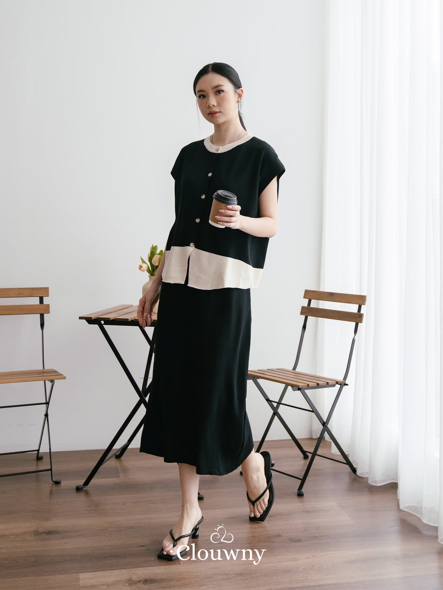 Resta Knit Set - Black