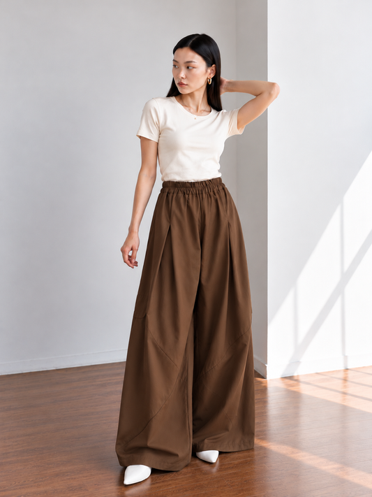 Maltis Cullotes Pocket Pants - Mocca