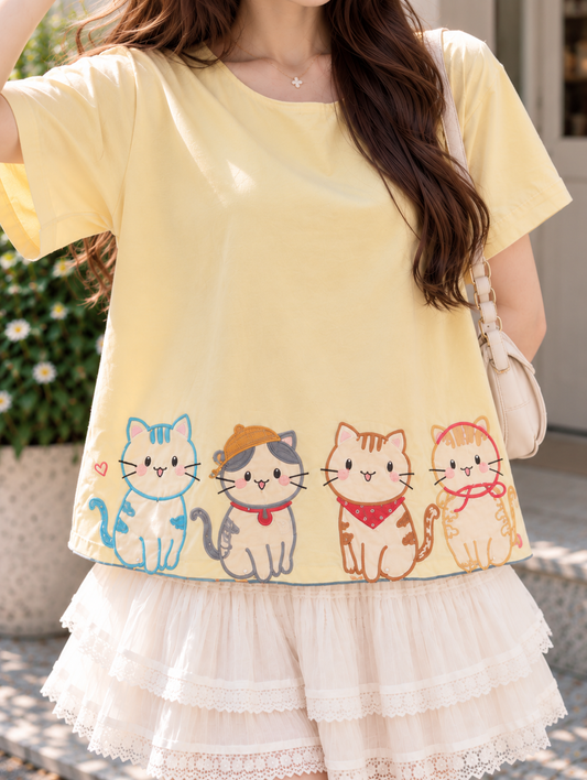 Tom Cotton Blouse - Yellow