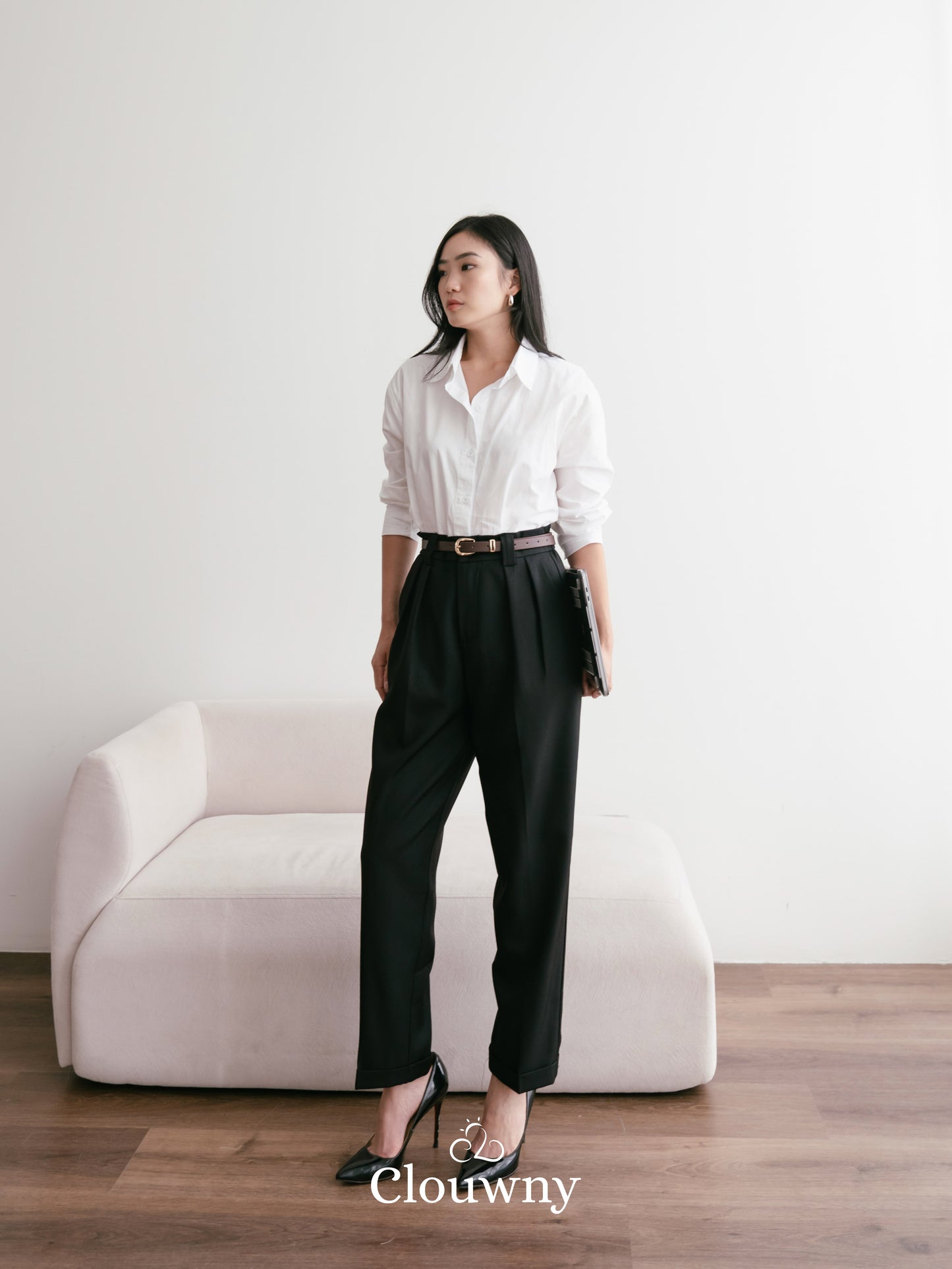 Shoren Office Pants - Black