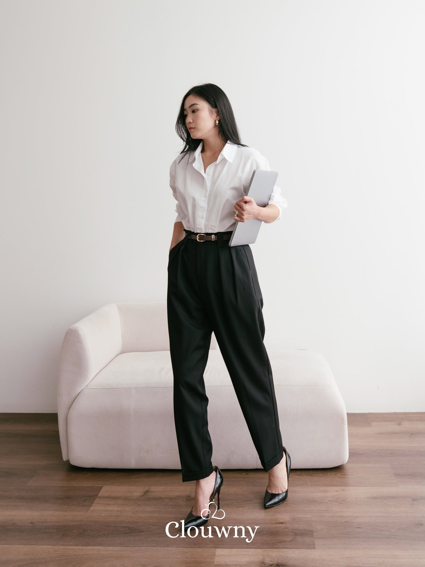Shoren Office Pants - Black