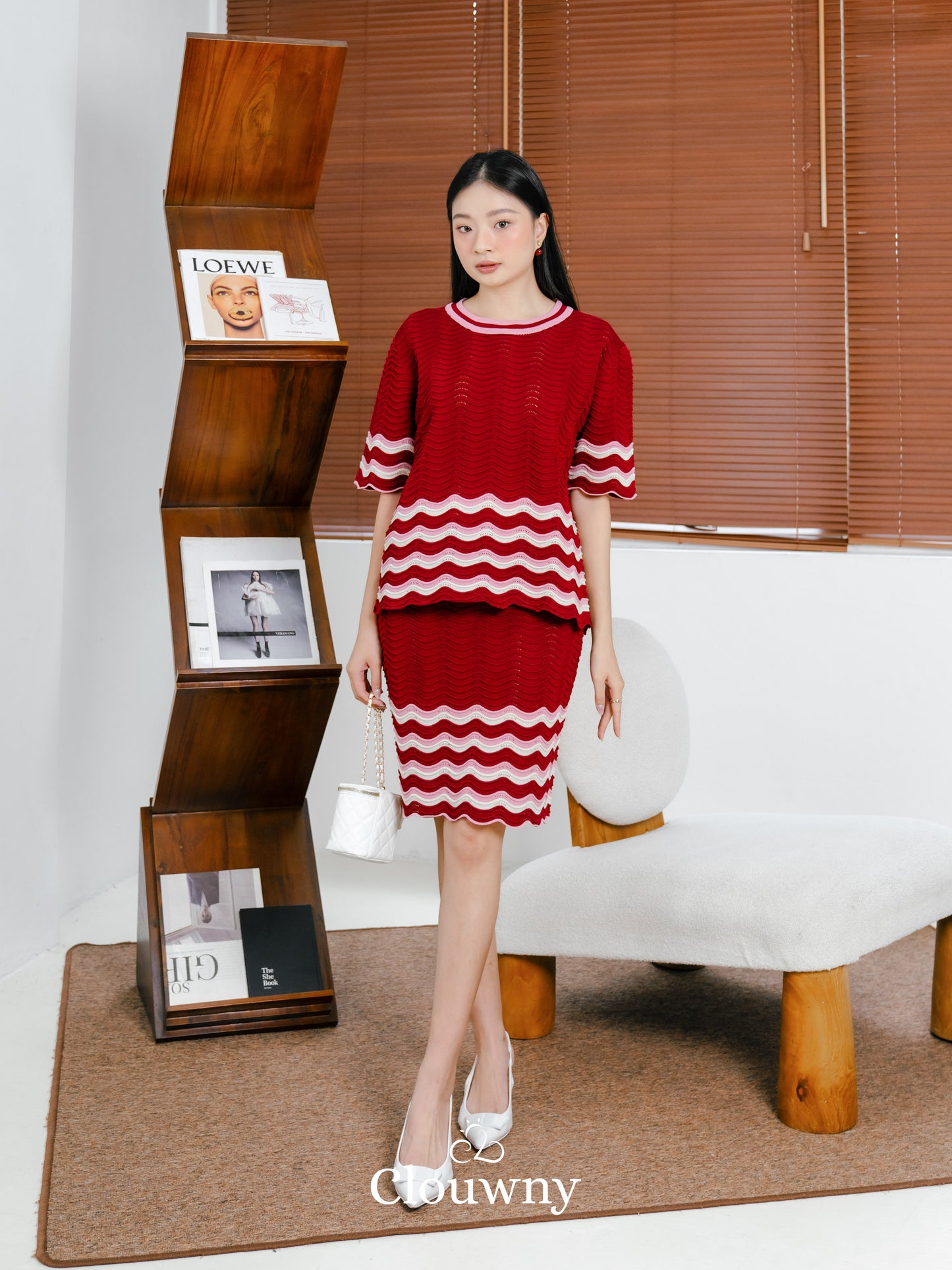 Ariel Gradient Set - Maroon