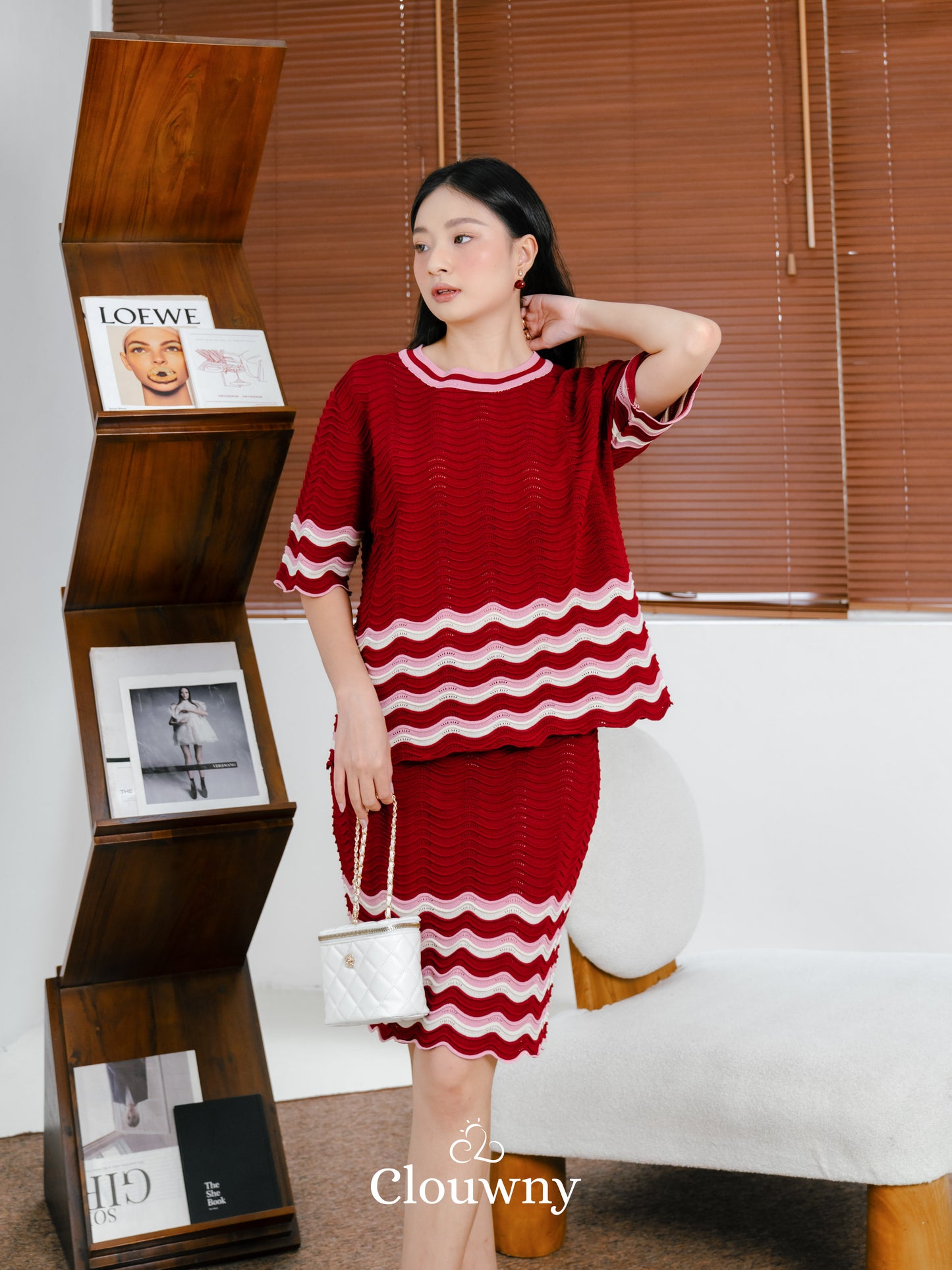 Ariel Gradient Set - Maroon
