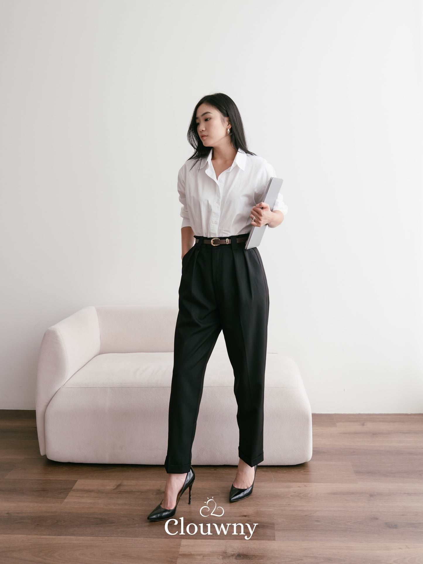Shoren Office Pants - Black