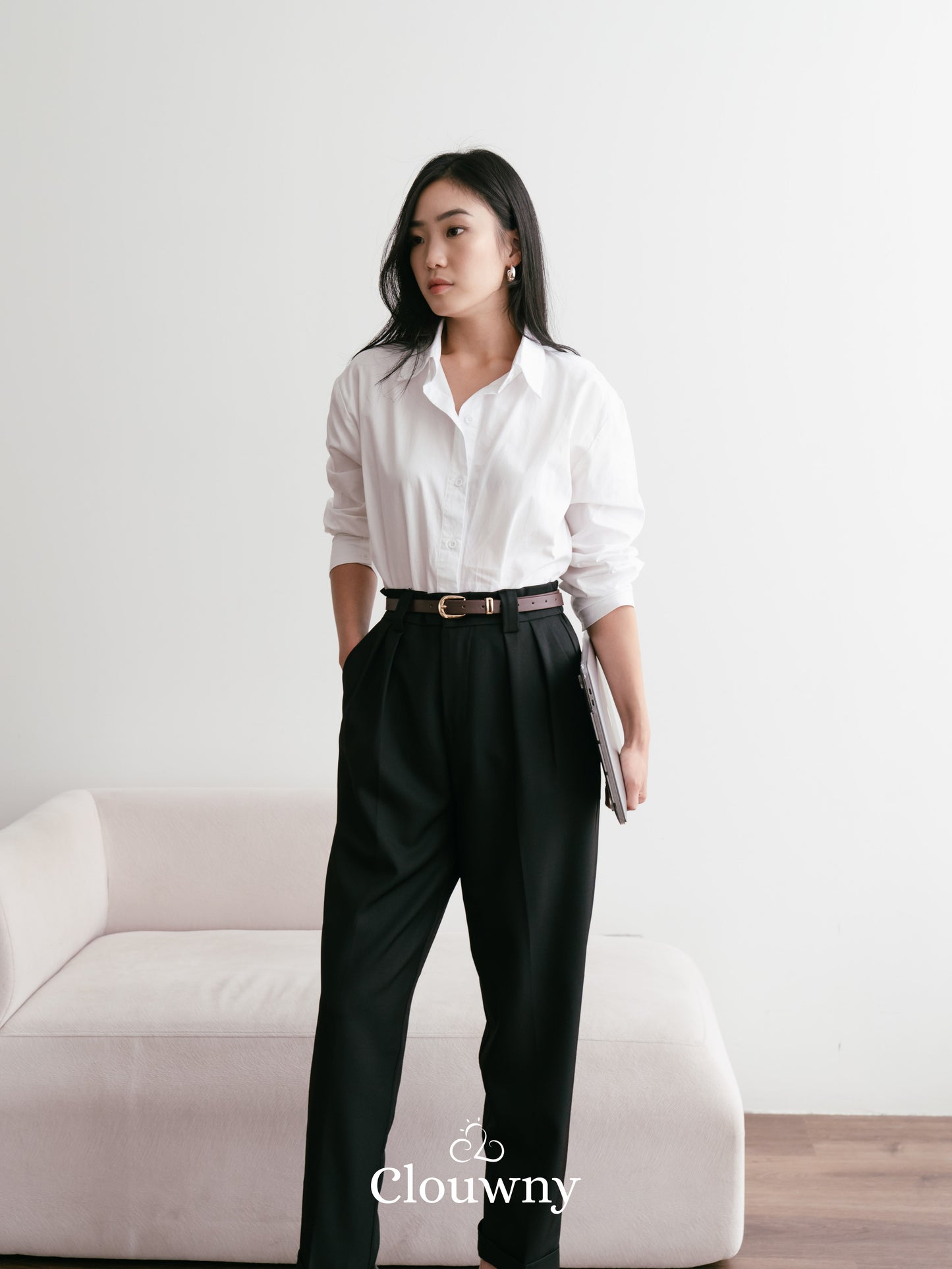 Shoren Office Pants - Black