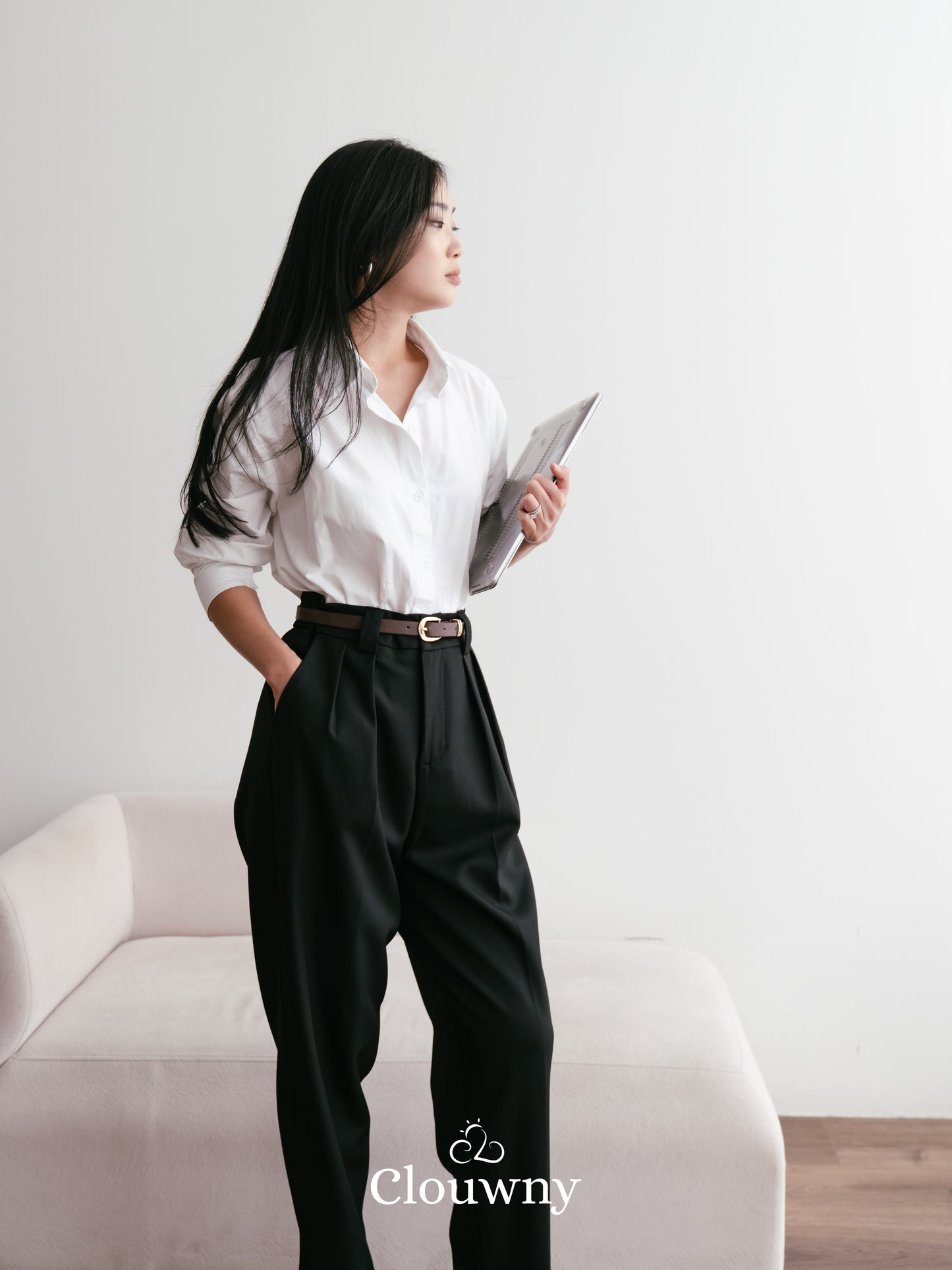 Shoren Office Pants - Black