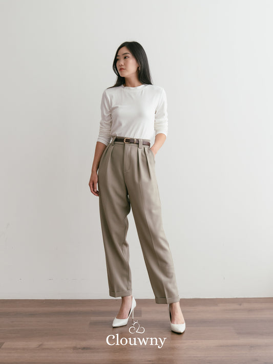 Shoren Office Pants - Khaki