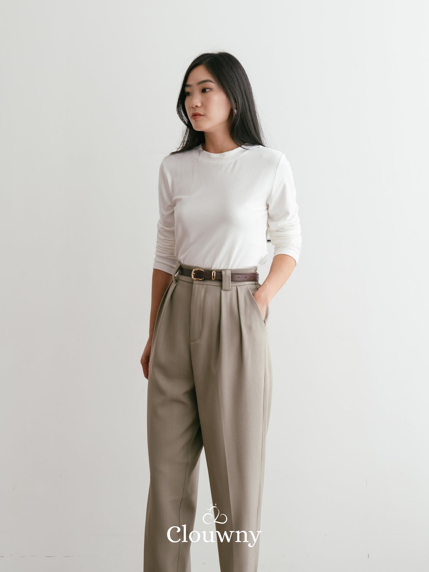 Shoren Office Pants - Khaki