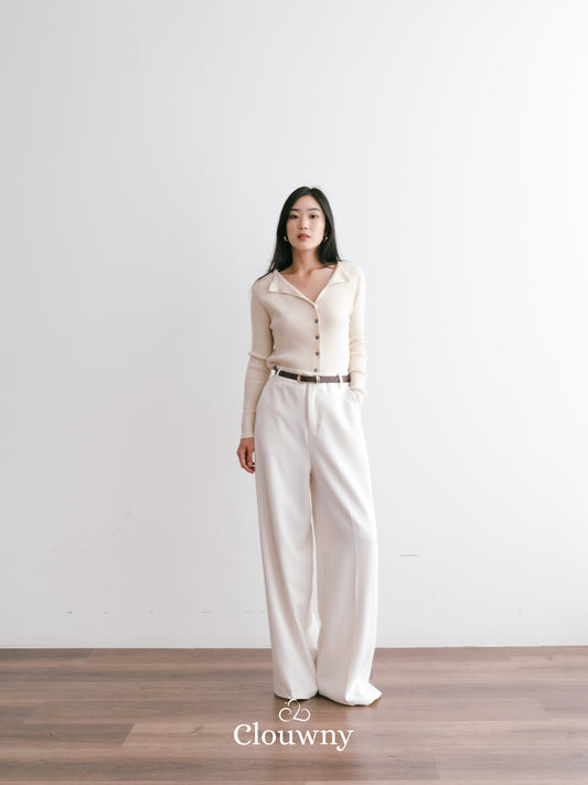 Posh Cullote Pants - Broken White