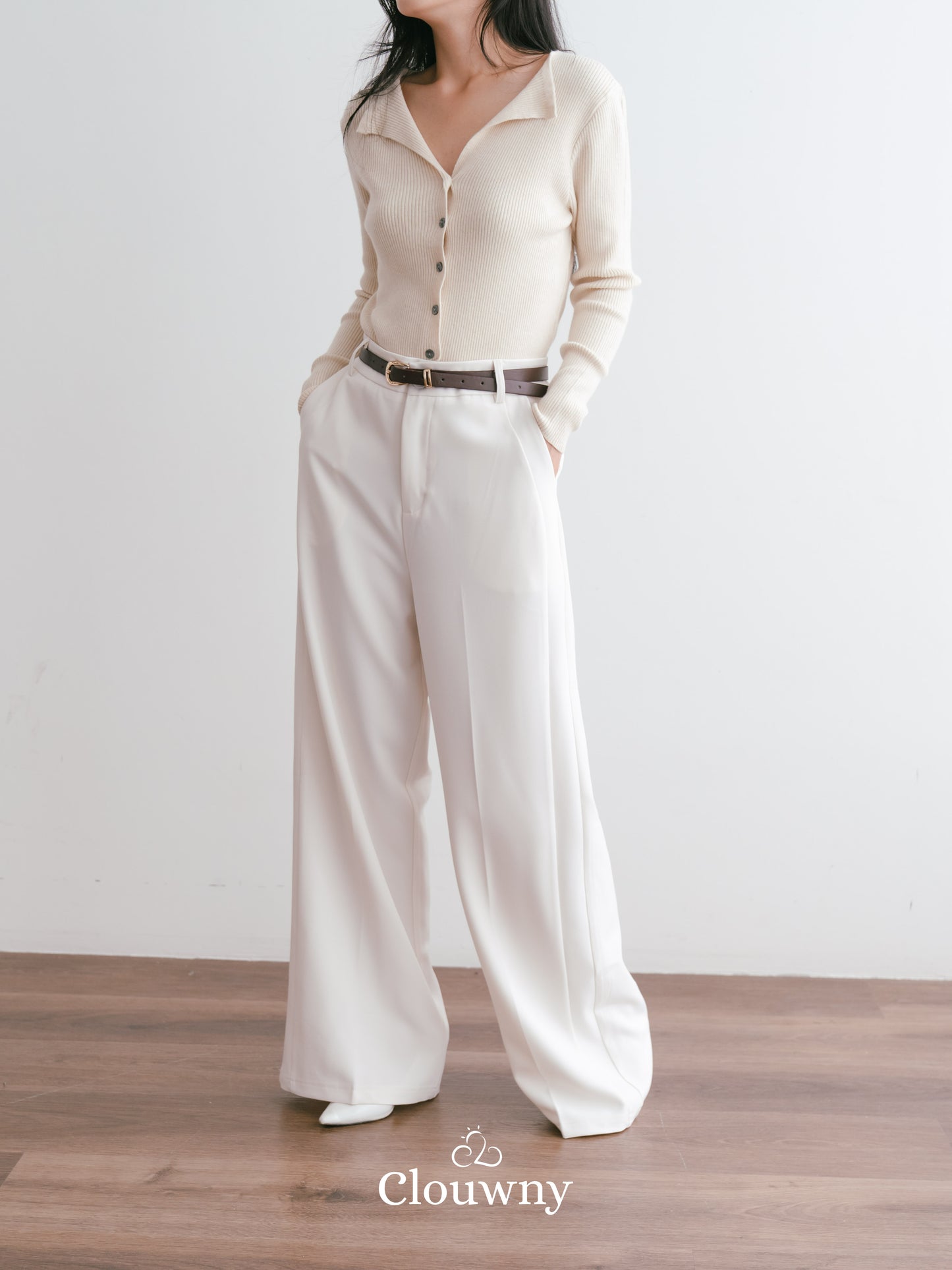 Posh Cullote Pants - Broken White